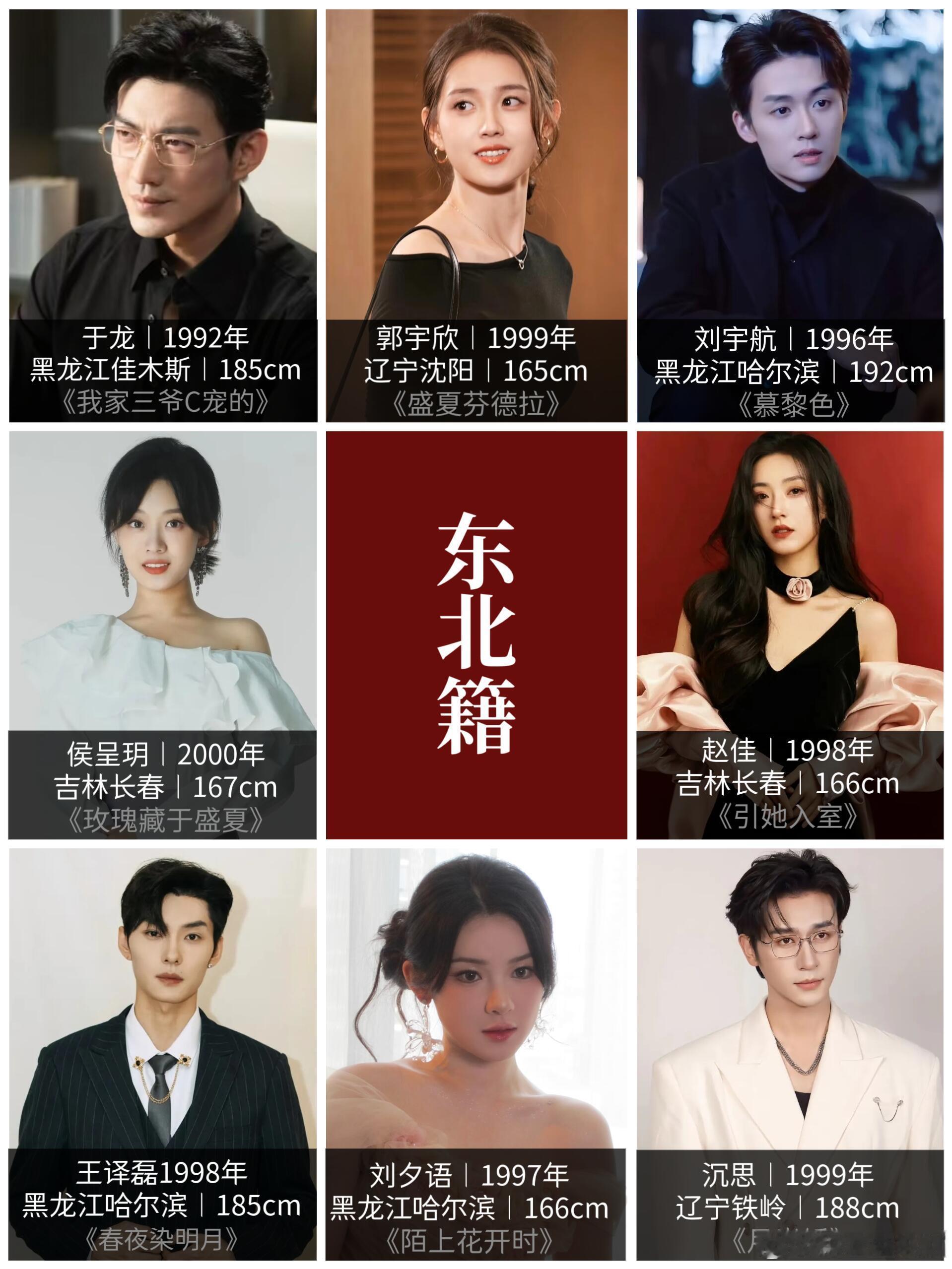 盘点︱东三省籍短剧演员都有哪些？