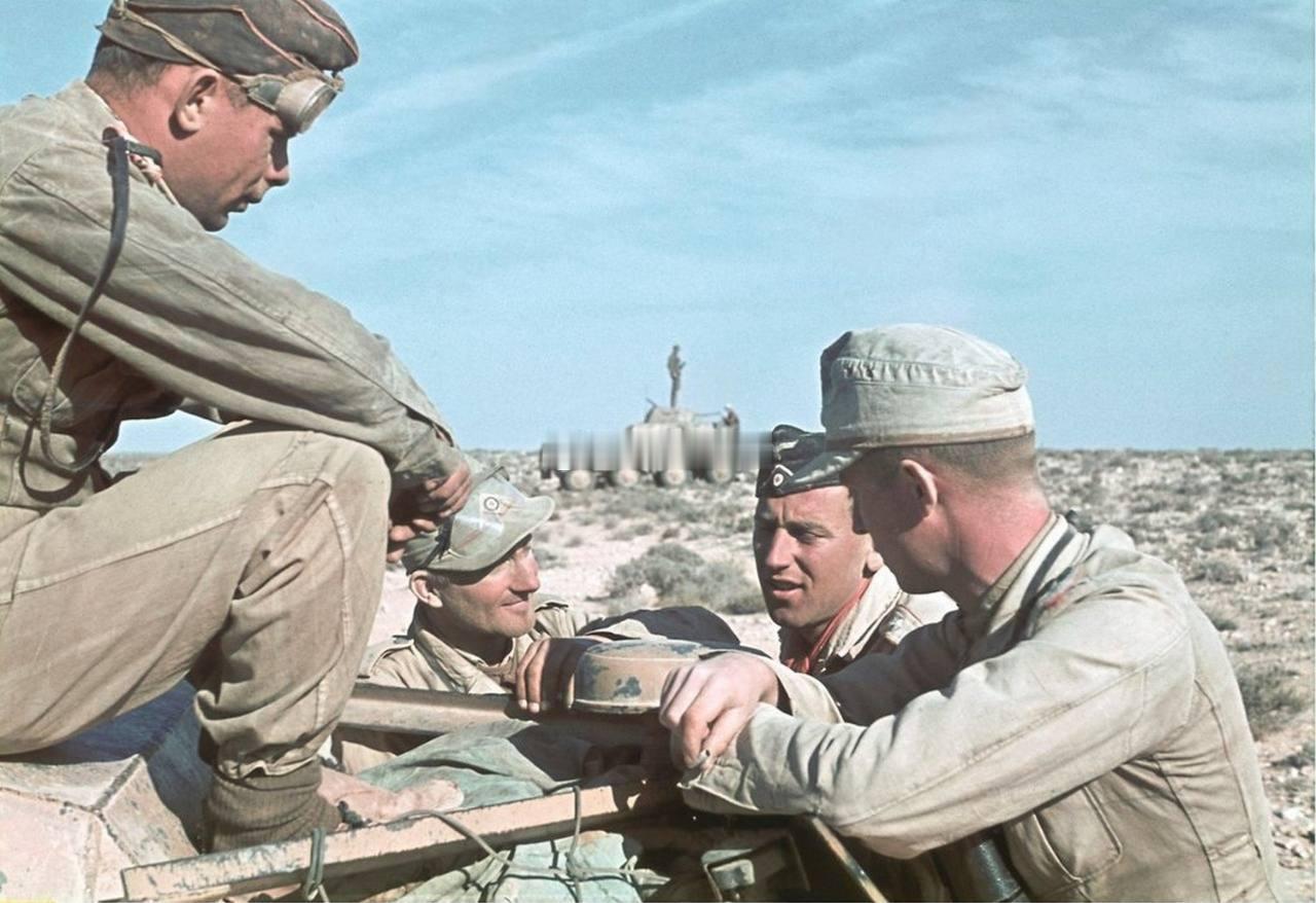 照片中的历史1941年，德国非洲军团。