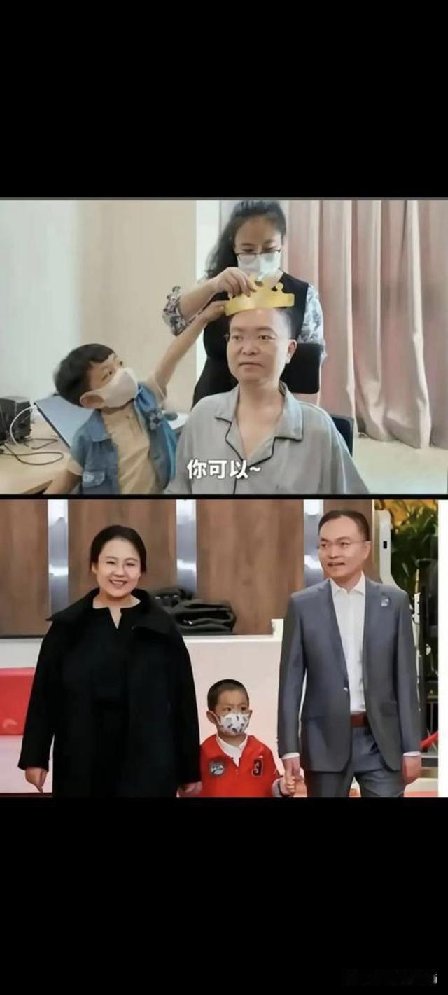 蔡磊的夫人讲述蔡磊现在已经蛮痛苦的状态了。就是他现在，语言能力已经完全没有了，半