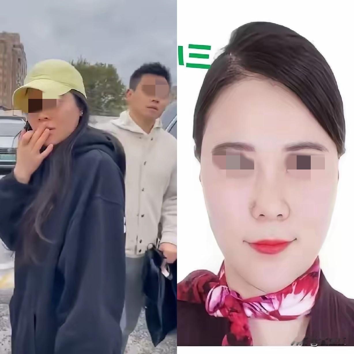 原来空姐王某某不是小三，而是'老三'?之前以为她是“小三”，被抓现行，装柔