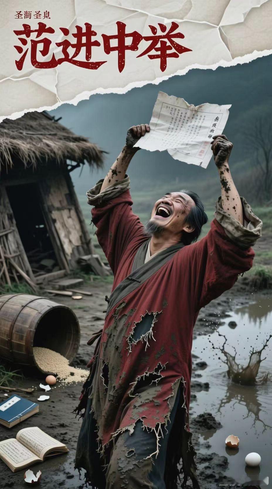 别再嘲笑范进了！他54岁中举，相当于今天考上什么？答案惊掉下巴你知道吗？现