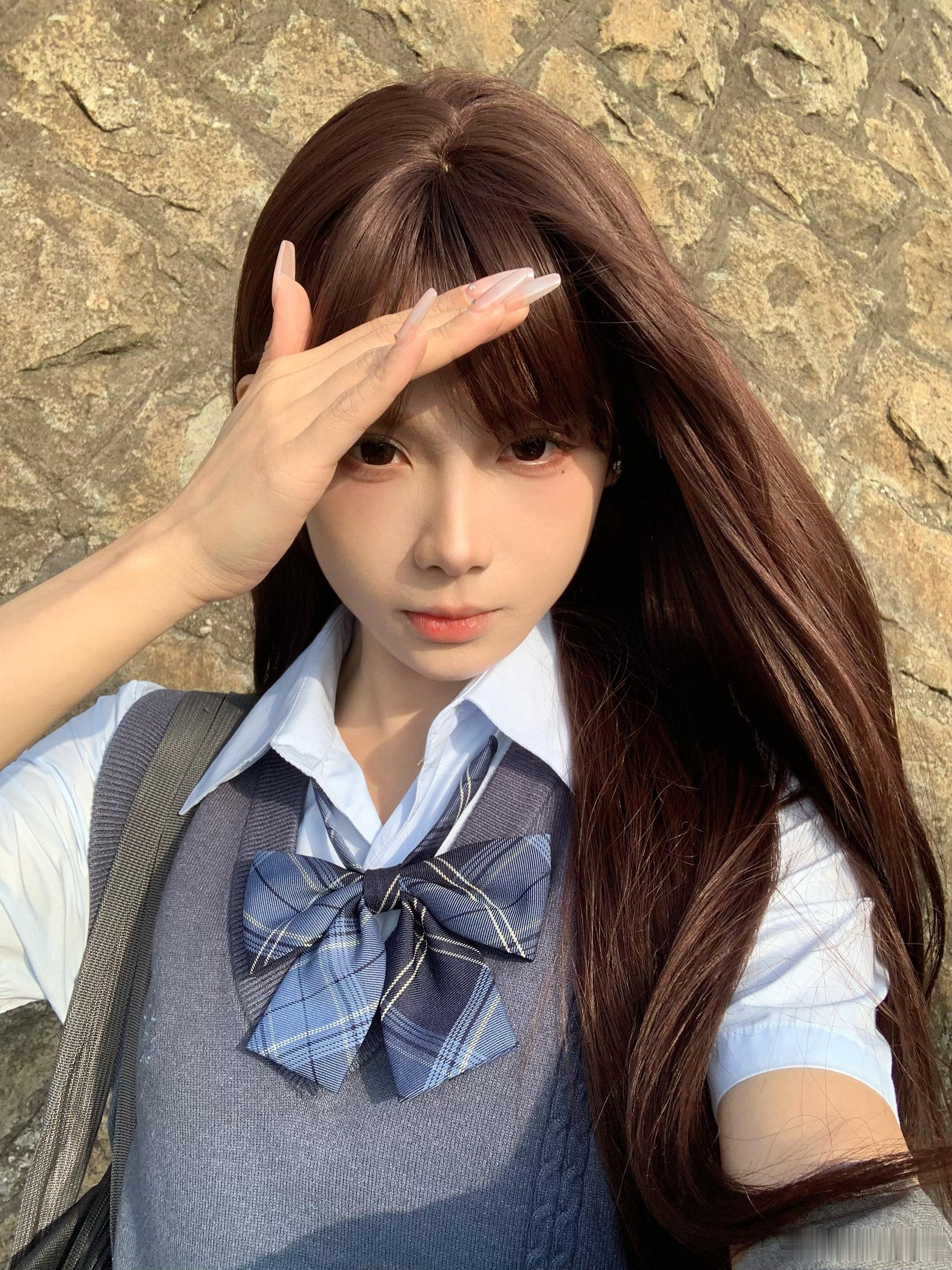 终于也是把大学时期买的JK制服穿去镰仓圆梦了[流浪地球2]jk日常​​