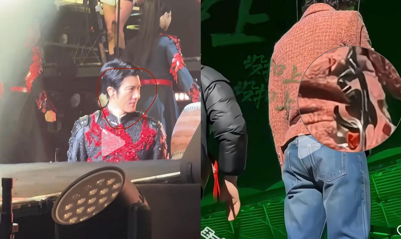 无独有偶，去年是王一博吊威亚没弄好卡扣，现在直接是王力宏差点掉下升降台，真是