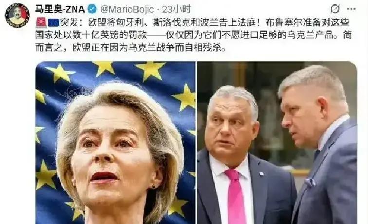 快讯！快讯！匈牙利总理欧尔班怒怼泽连斯基：我给乌克兰养过1400万乌克兰难民，