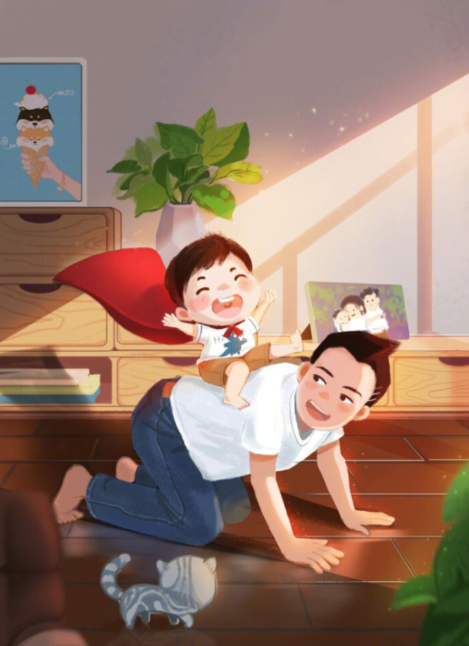 父母在，有铠甲；子女在，有软肋。软肋赋予我们责任；铠甲教会我们无畏!