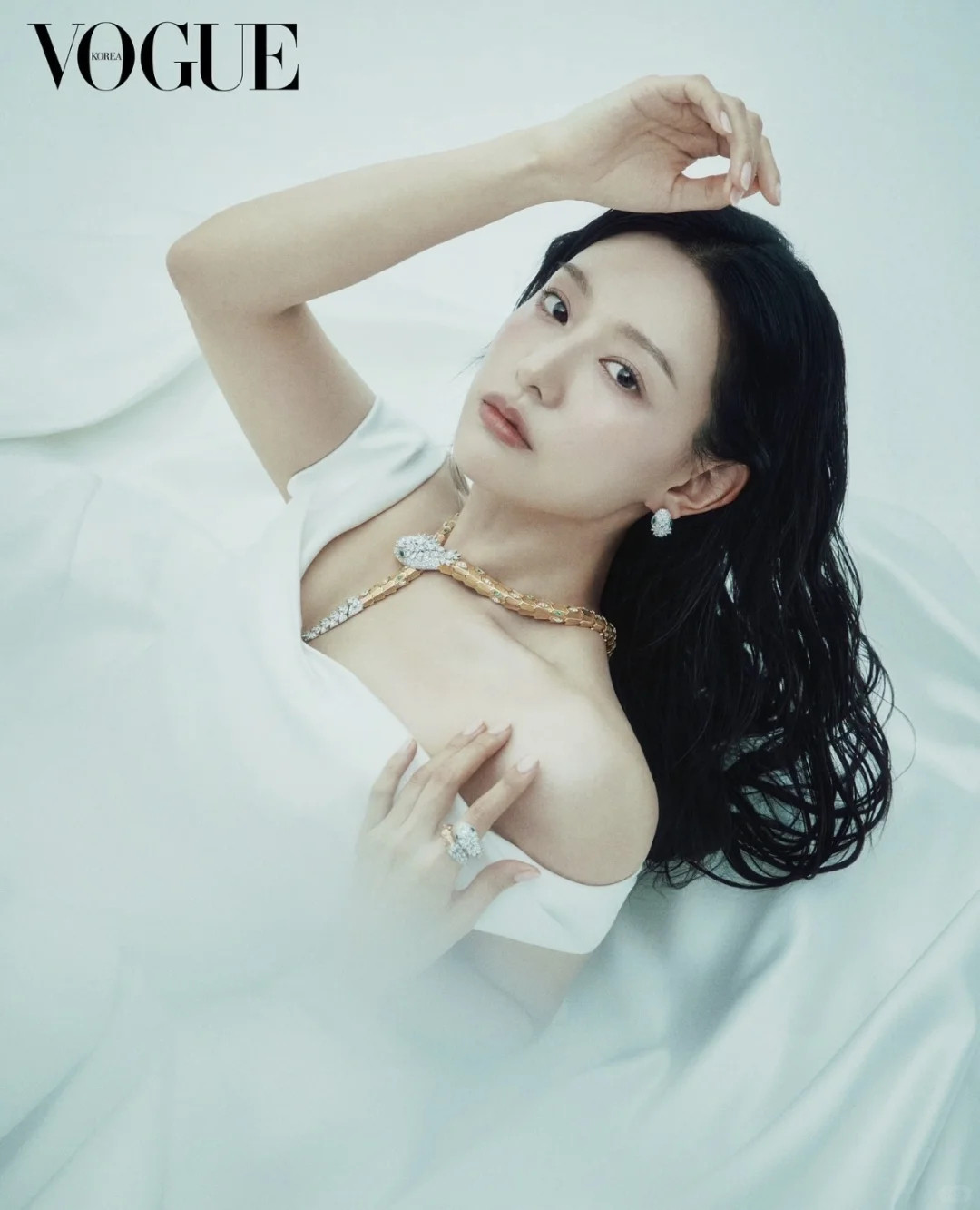 金智媛的vogue大片，宝格丽眼光好好！