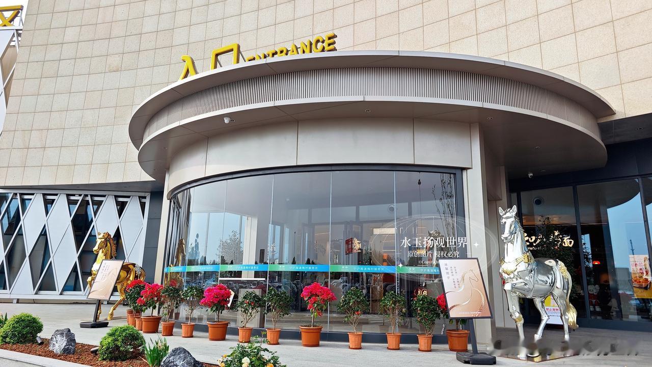 谁懂啊家人们！自驾沪宁高速路过无锡梅村服务区，直接被门口那排亚克力鱼缸绊住脚，本