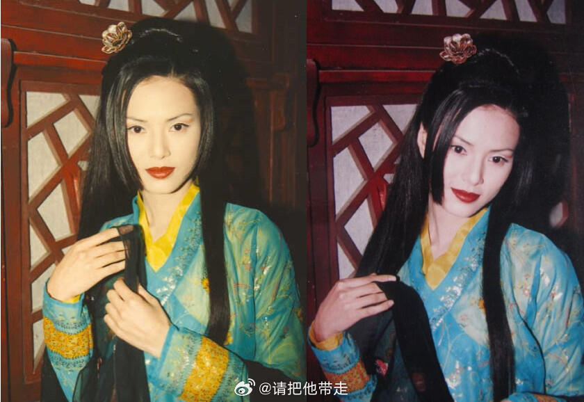 李若彤新剧还原大内密探零零发造型李若彤曝当年化了20多个妆周星驰才满意20个妆