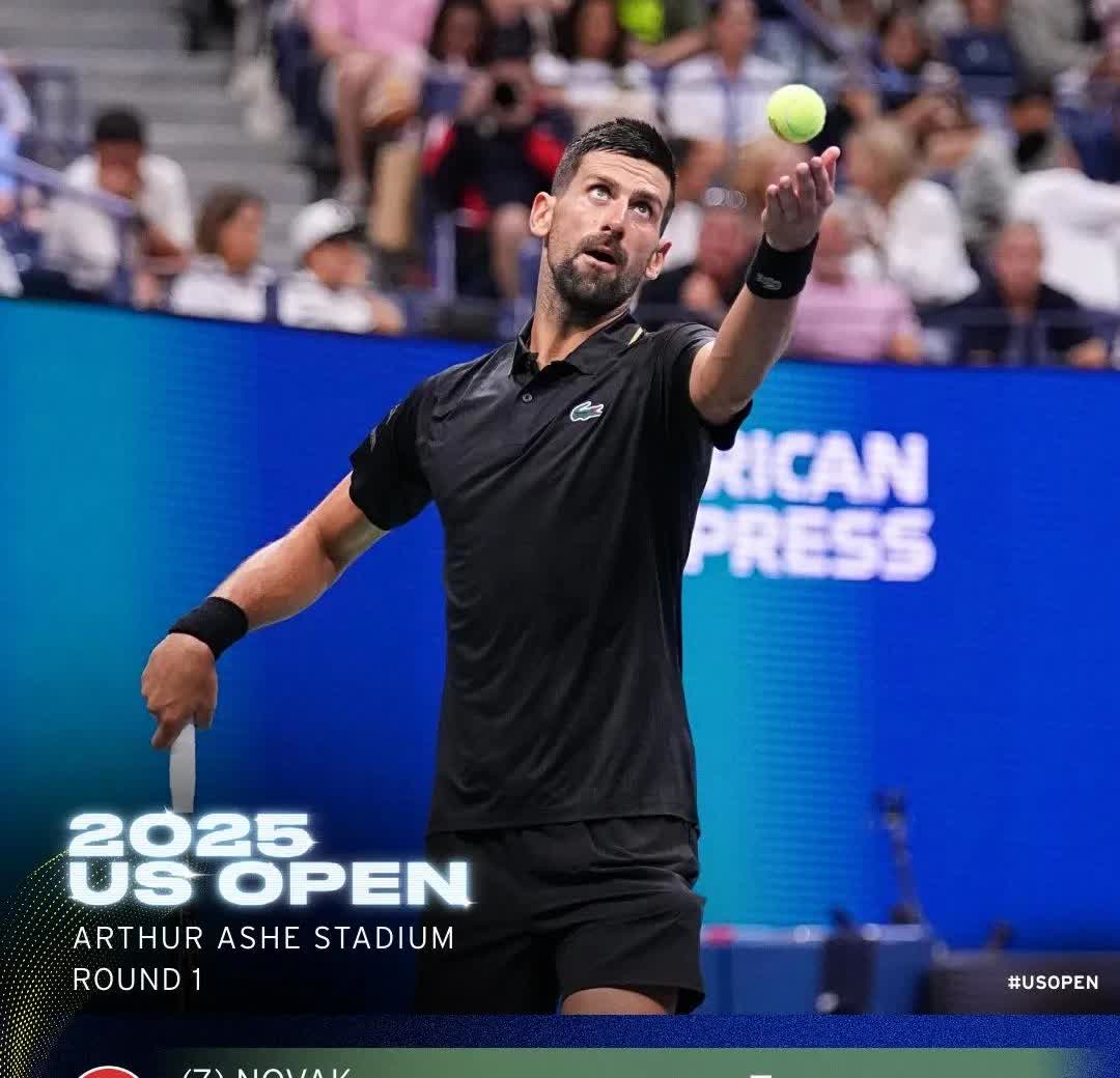 美网91胜达成。德约科维奇61，76，62钱勒纳🇺🇸尽管浪费了一个发