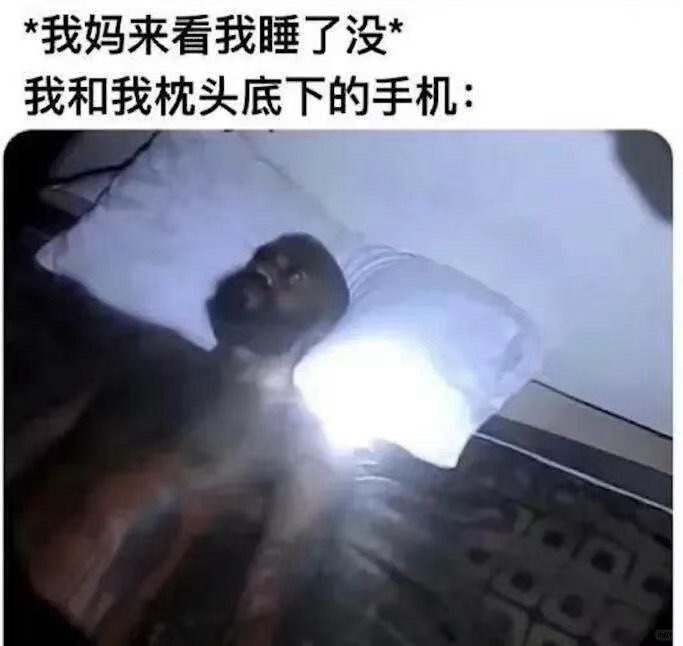 我和我枕头底下的手机