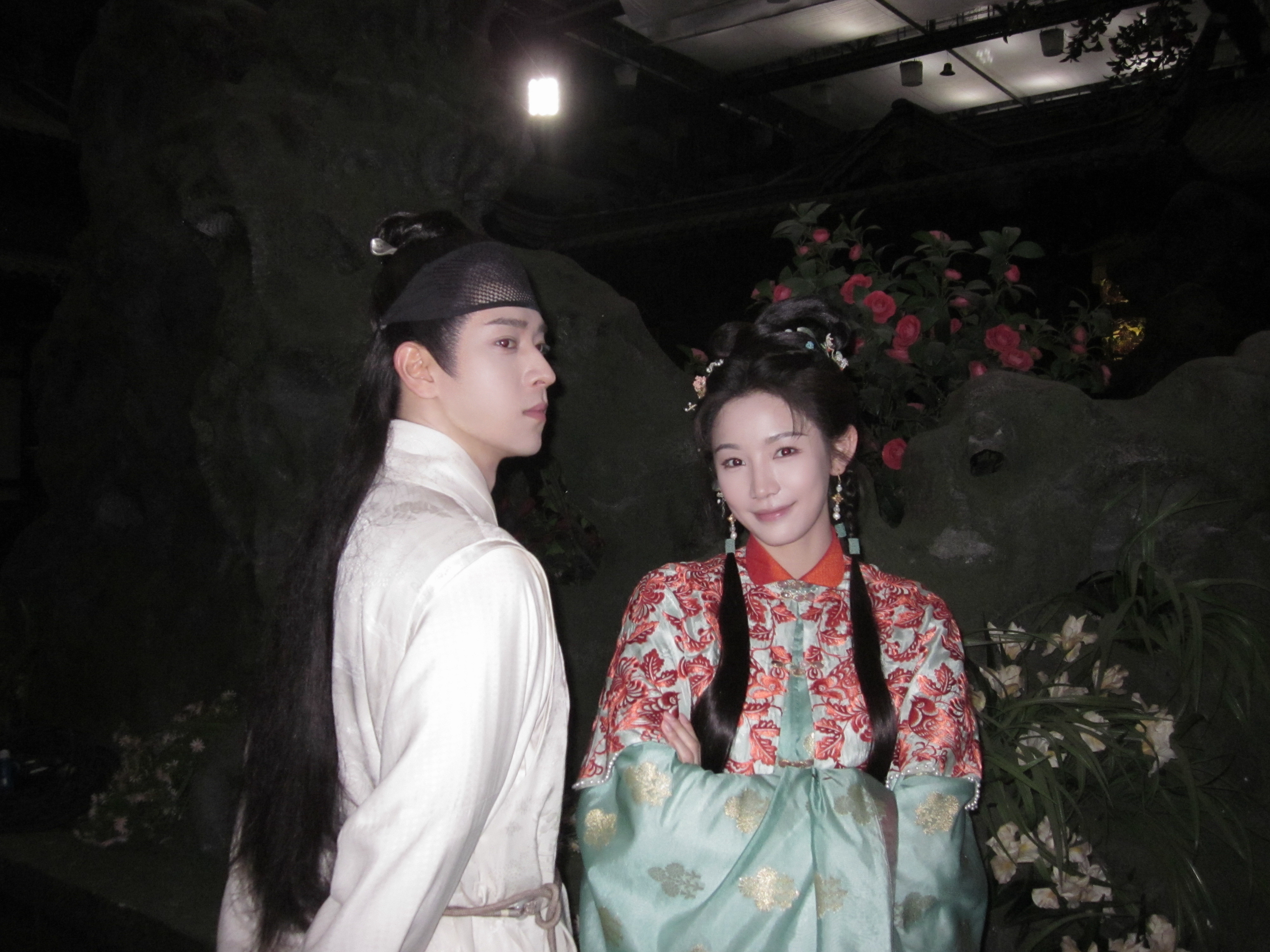 还真是只呆头鹅。玉茗茶骨