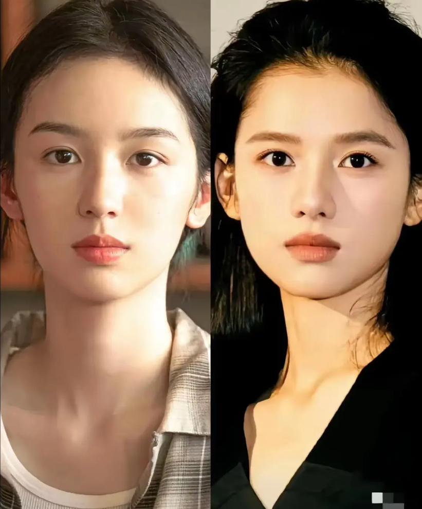周也和张婧仪，同脸不同命！周也是李冰冰旗下的艺人，可以说是她的养老保险。周