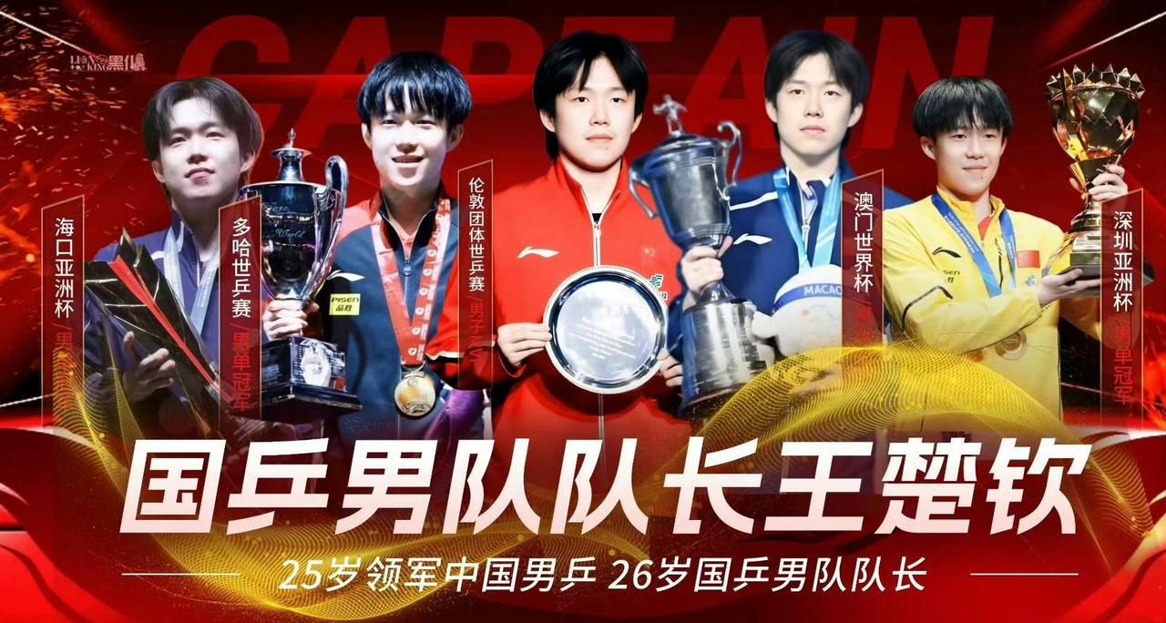 王楚钦国乒队长王楚钦，方方面面都是碾压局