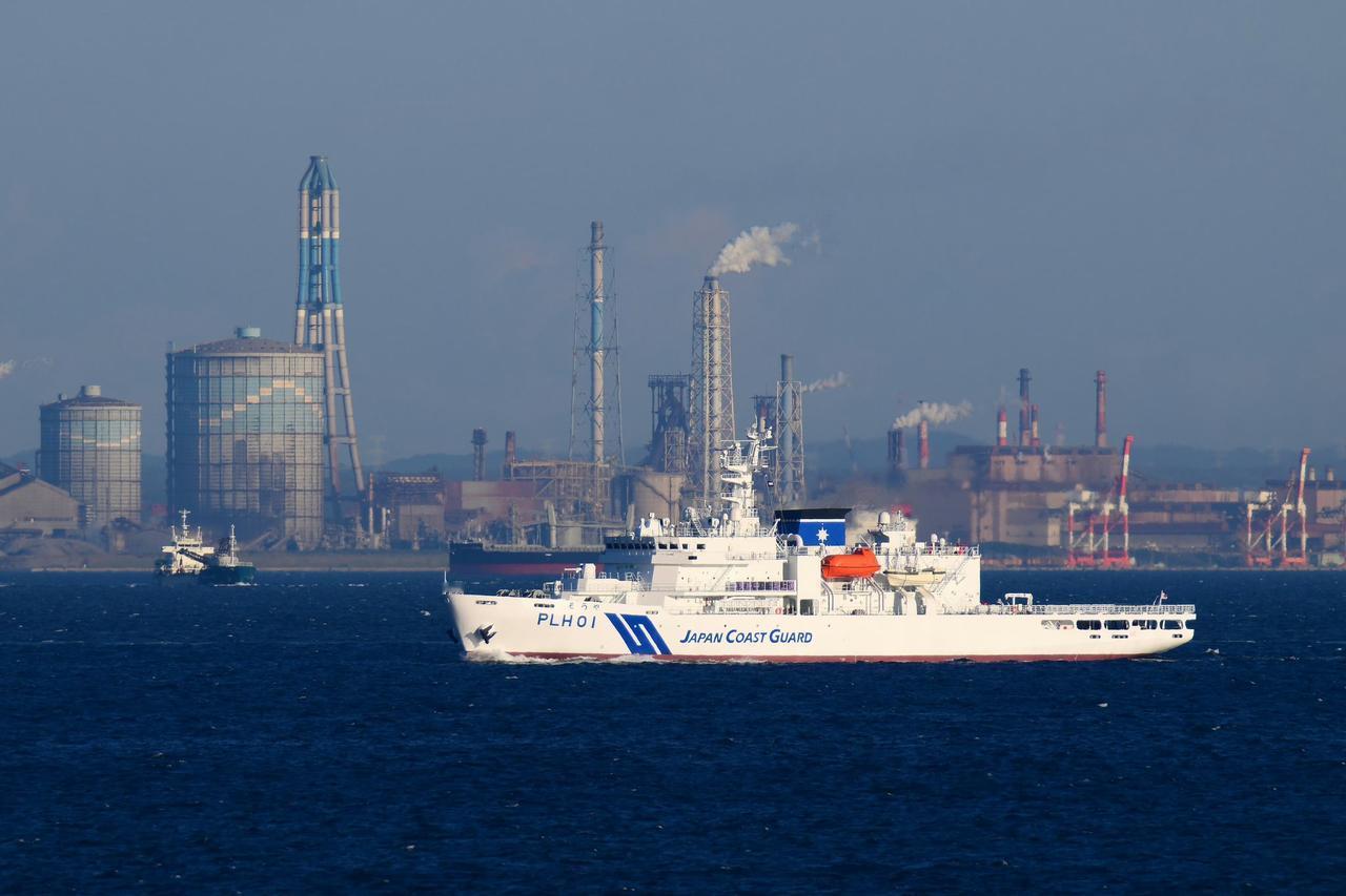 日本🇯🇵海上保安厅PLH01宗谷号直升机大型巡视船于根室湾进行的该舰最后一