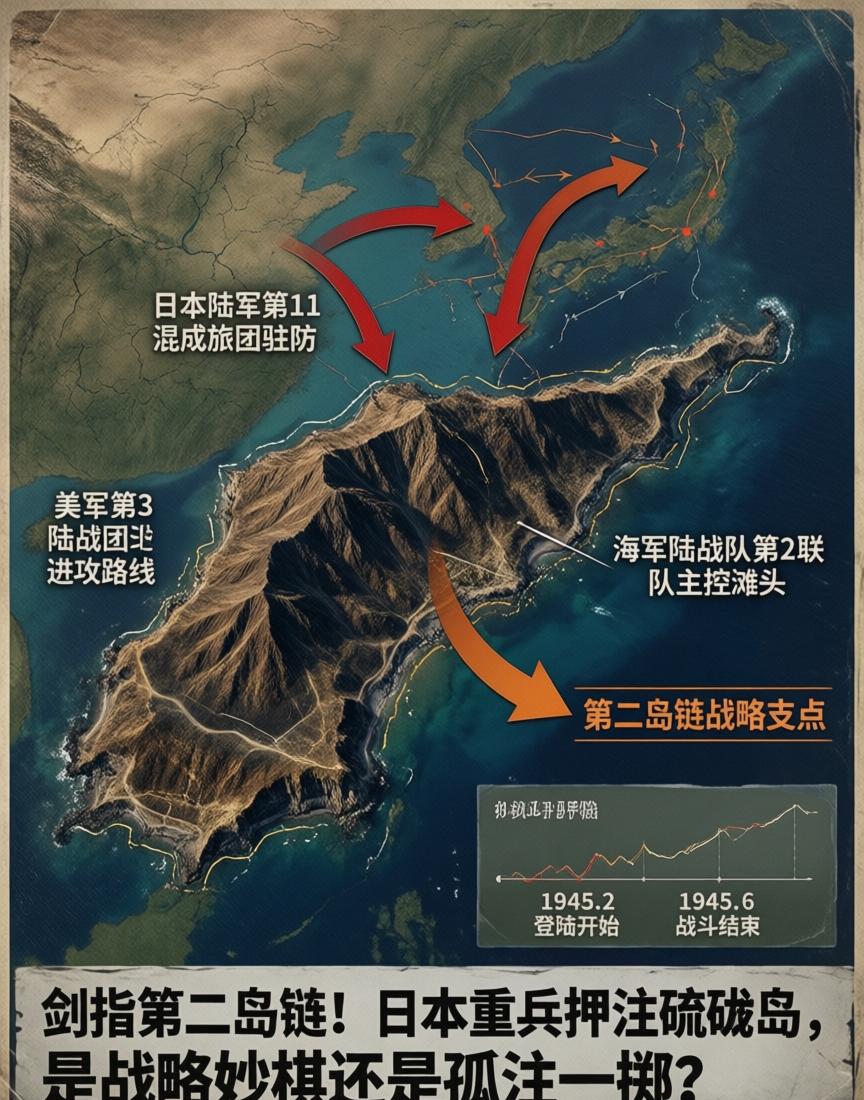 日本这回把目光投向了硫磺岛——一个被冷落了半个世纪的地方。日媒3月4日的消息