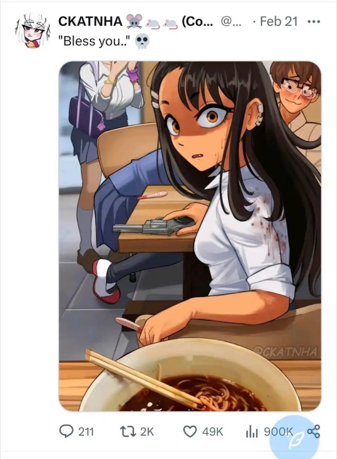 不妙啊！（指前面桌漫画推荐​​​