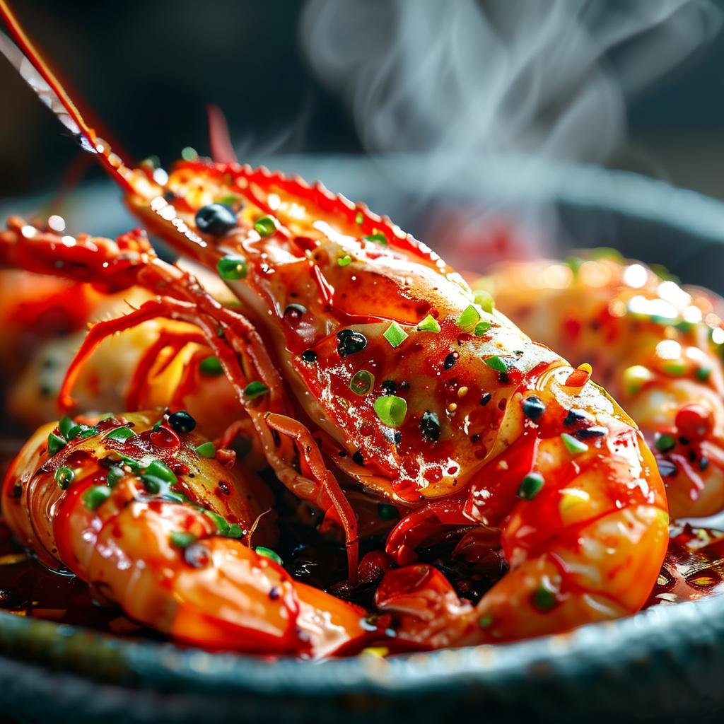 今天我要和大家分享一道令人垂涎欲滴、吃了还想再来一碗的美味佳肴——麻辣吮指虾！相