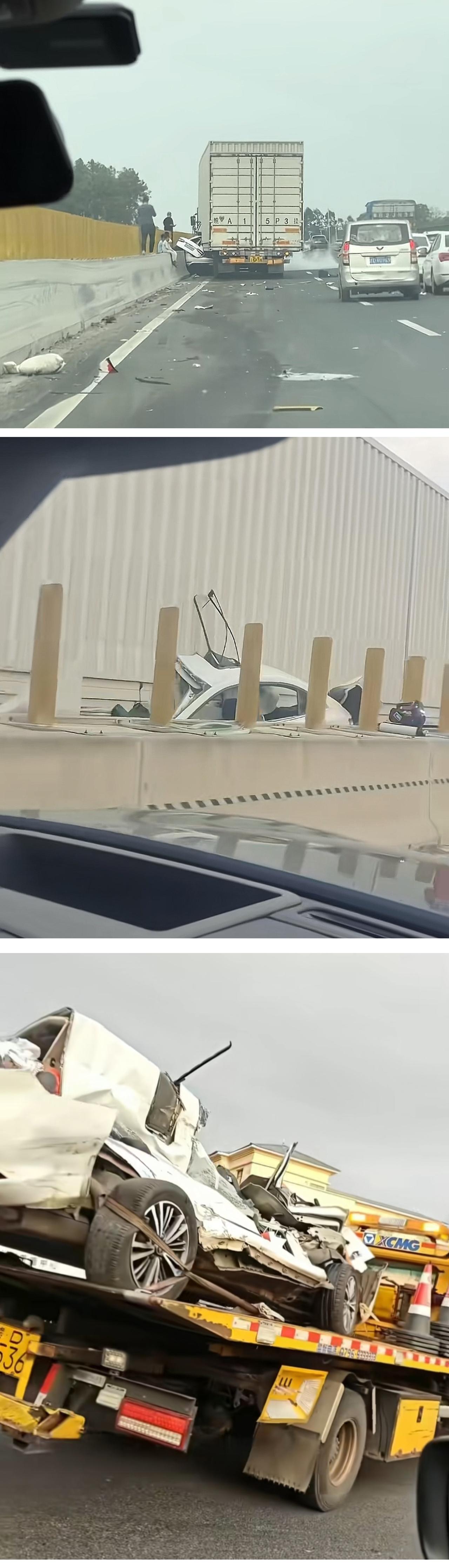 江西，吉安高速一家五口车祸现场！这一家人，怎么也想不到，满载着年货与亲人的牵挂，