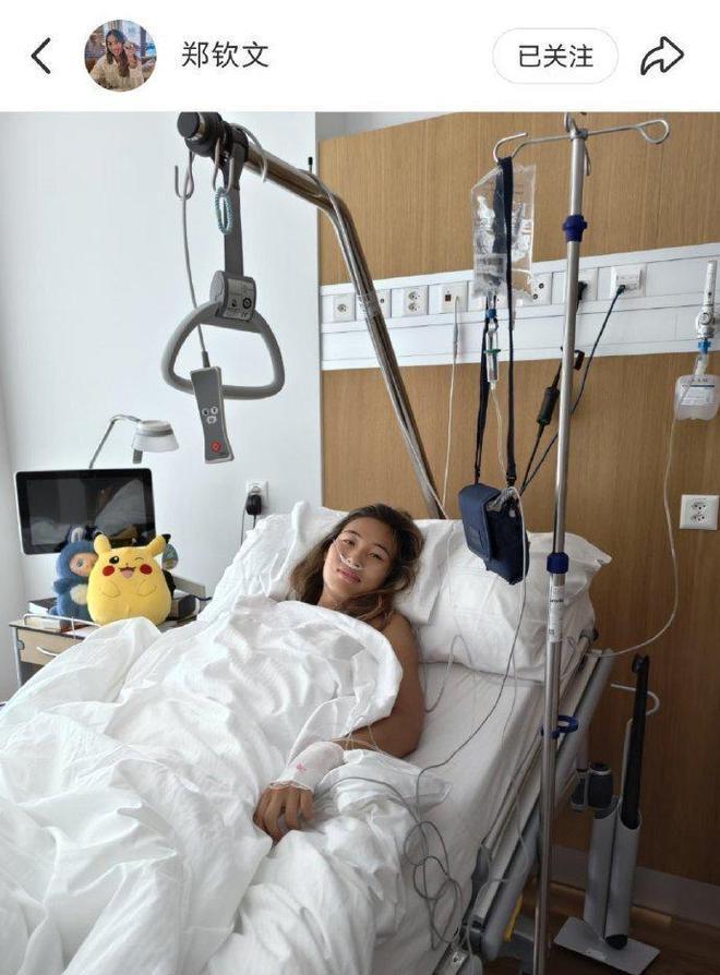 晴天霹雳：郑钦文做手术将高挂免战牌就在刚刚，郑钦文在社交媒体上