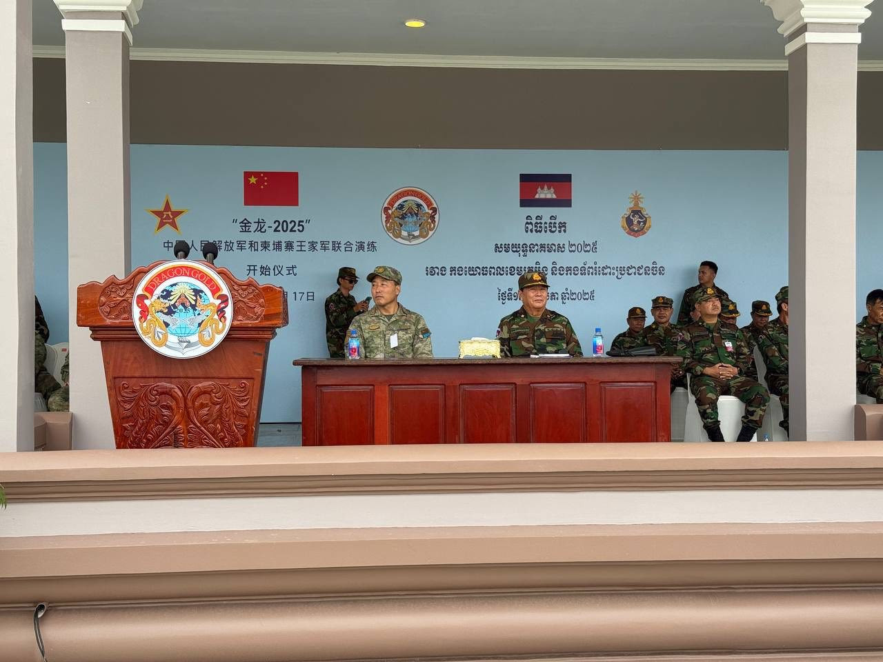 烽火问鼎计划【兵马未动】中国-柬埔寨“金龙2025”联合演习，解放军炊事班准备