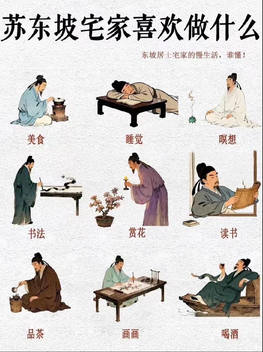 个人认为：生活中最重要的是认识自己，渴望自己成为一个悠然自得，逍遥自在的人，然而