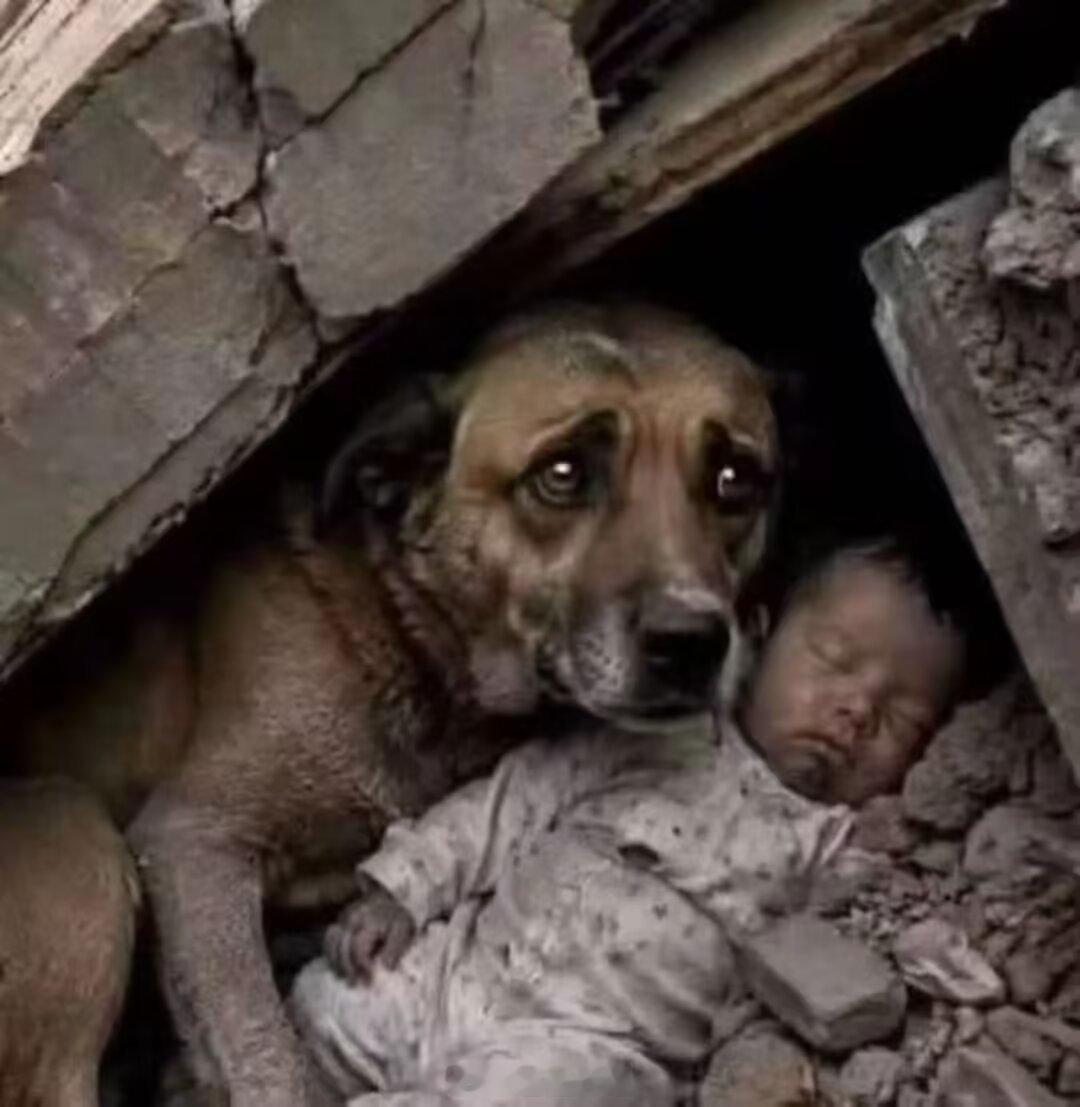 狗性与人性委内瑞拉发生毁灭性地震后，一张照片开始在世界各地流传。在堆积如山的混凝