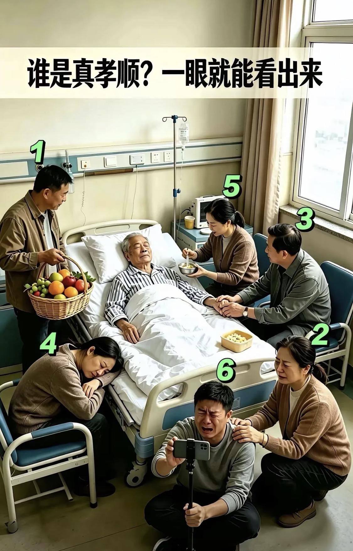 你觉得谁最孝顺？