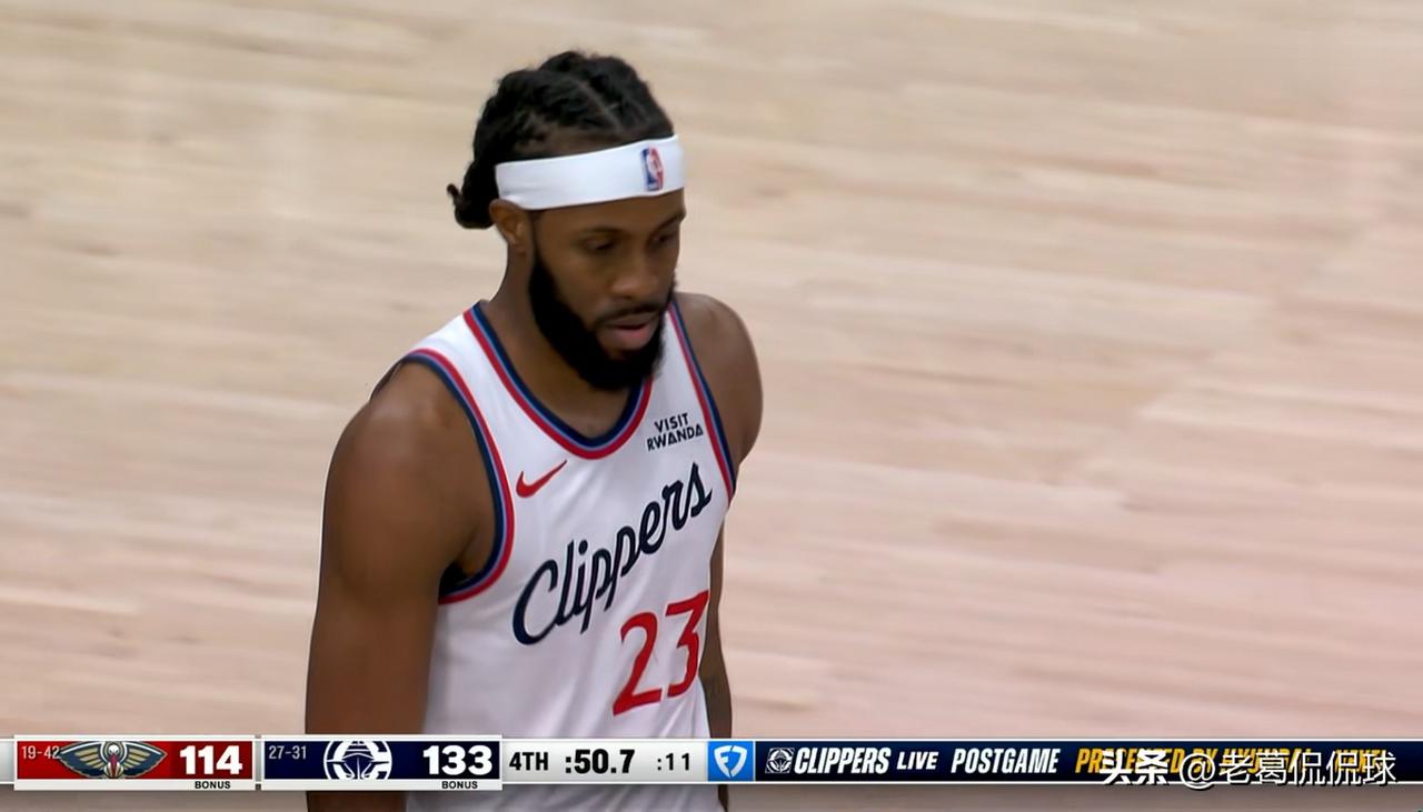 快船悍将杰克逊绝对配得上更多的上场时间！在今天快船主场以137：117大胜鹈鹕的