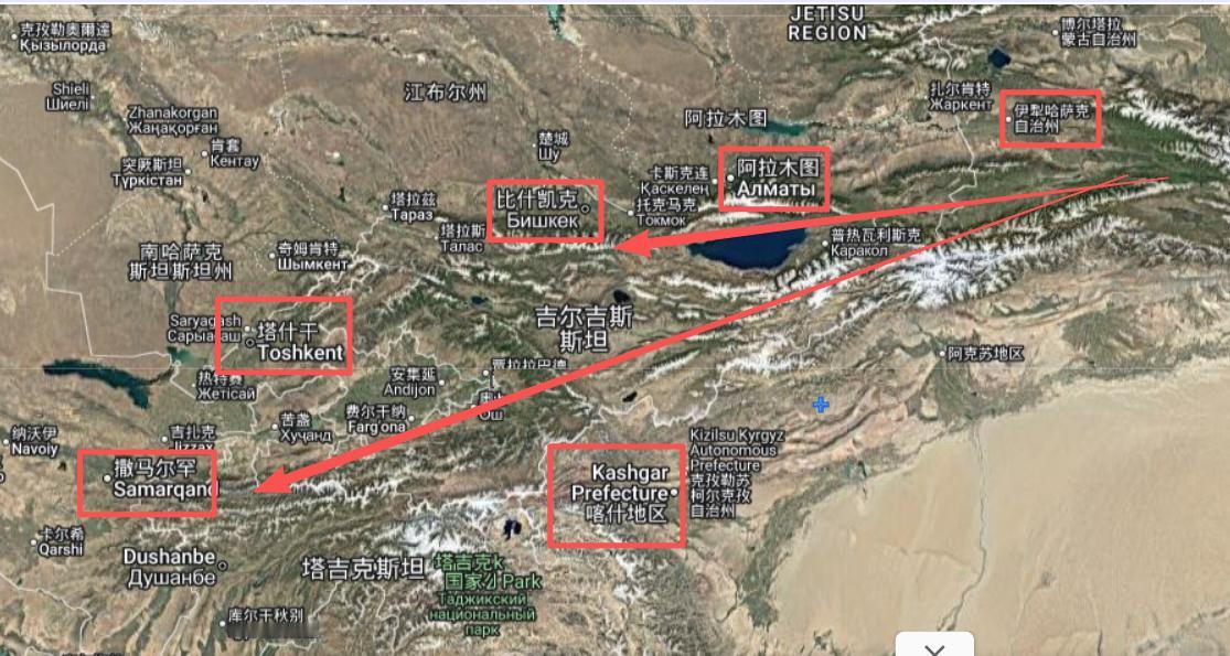 比什凯克，吉尔吉斯斯坦最大城市，是吉尔吉斯斯坦首都，和主要交通枢纽，人口114.