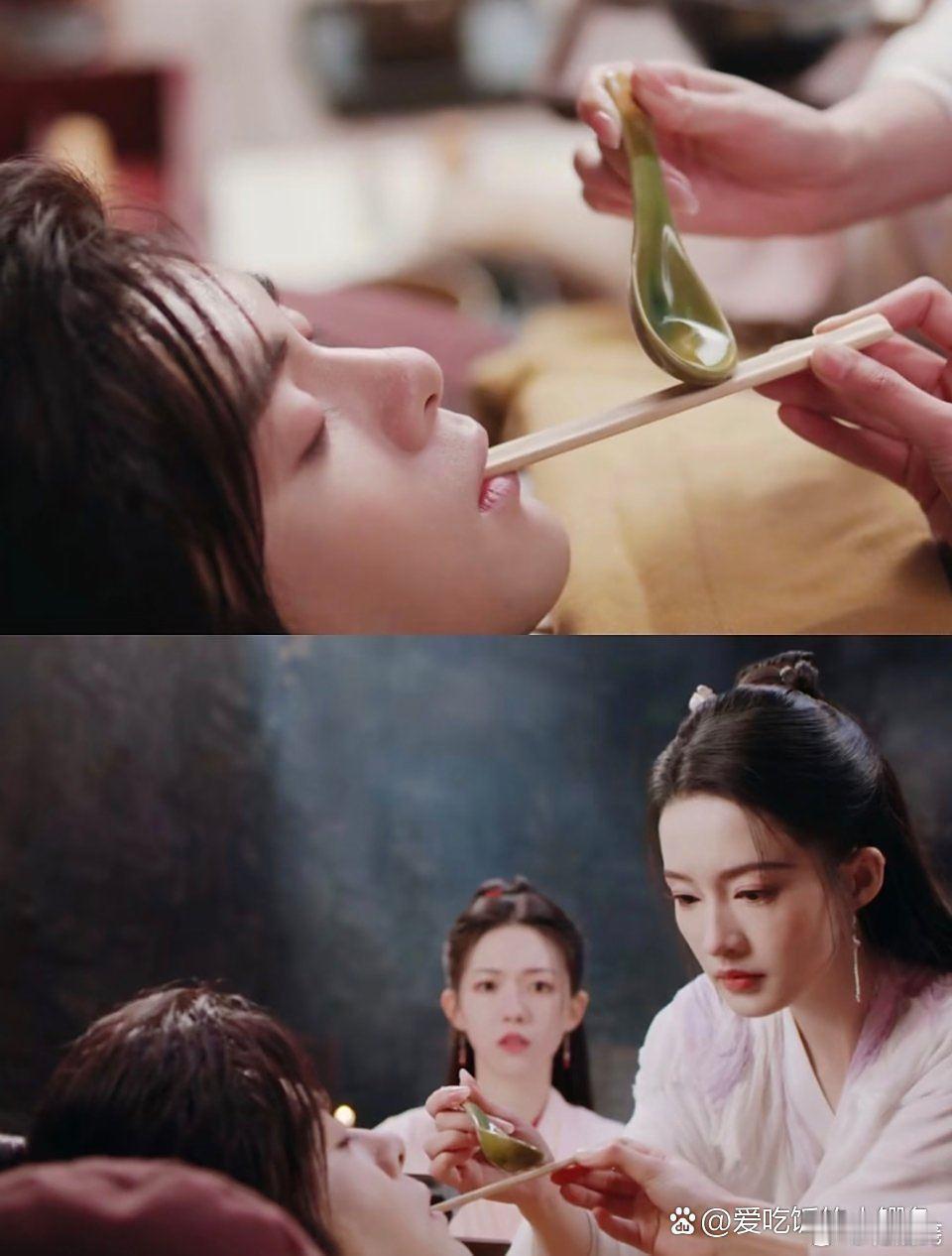 原来电视剧里喂药，不是必须得嘴对嘴呀，居然还可以这样！​​​