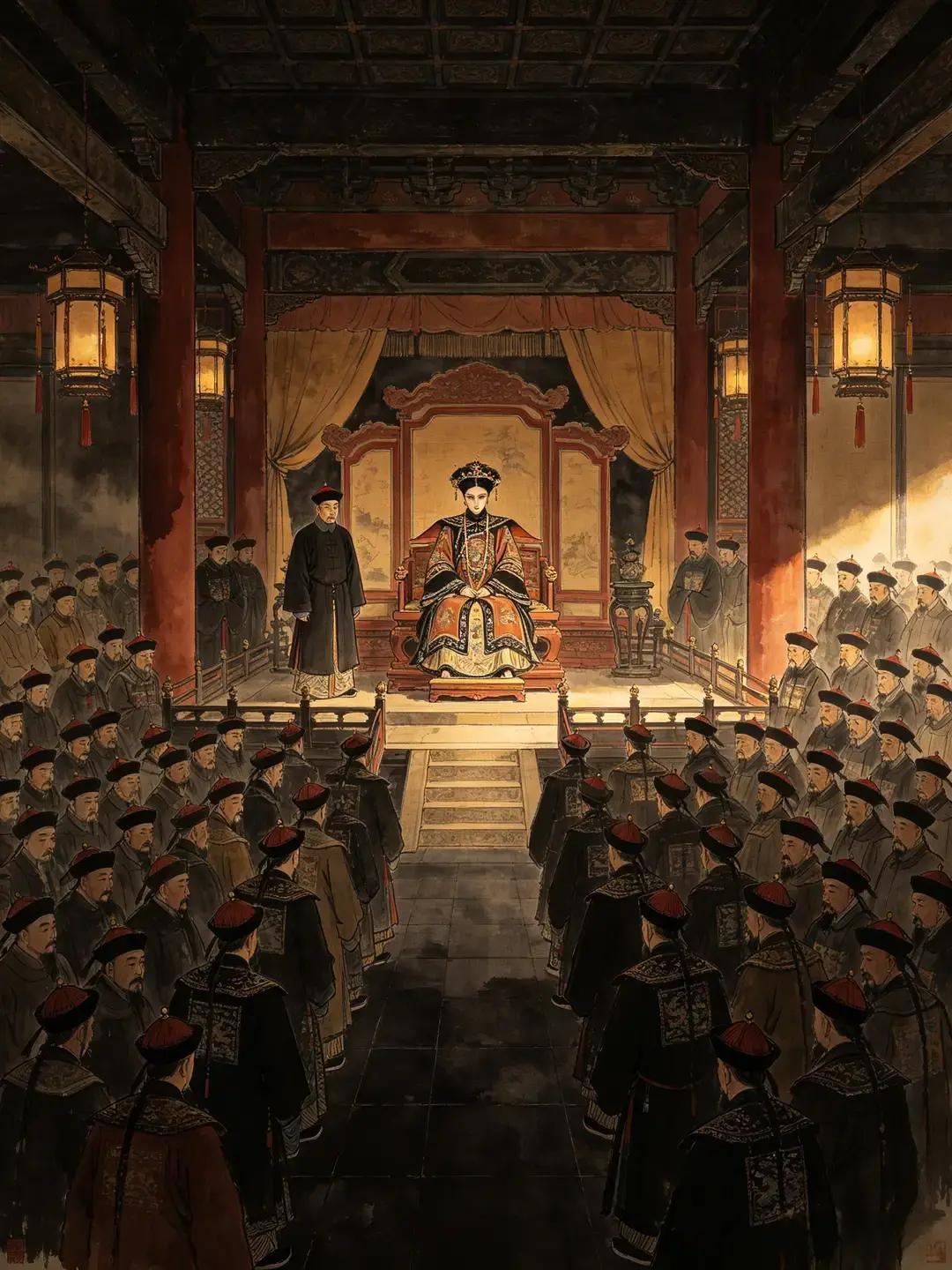 光绪不是不敢杀慈禧，是根本杀不起。杀了之后有三个后果，他一个都扛不住。戊戌年八月初三的深夜，光绪坐在