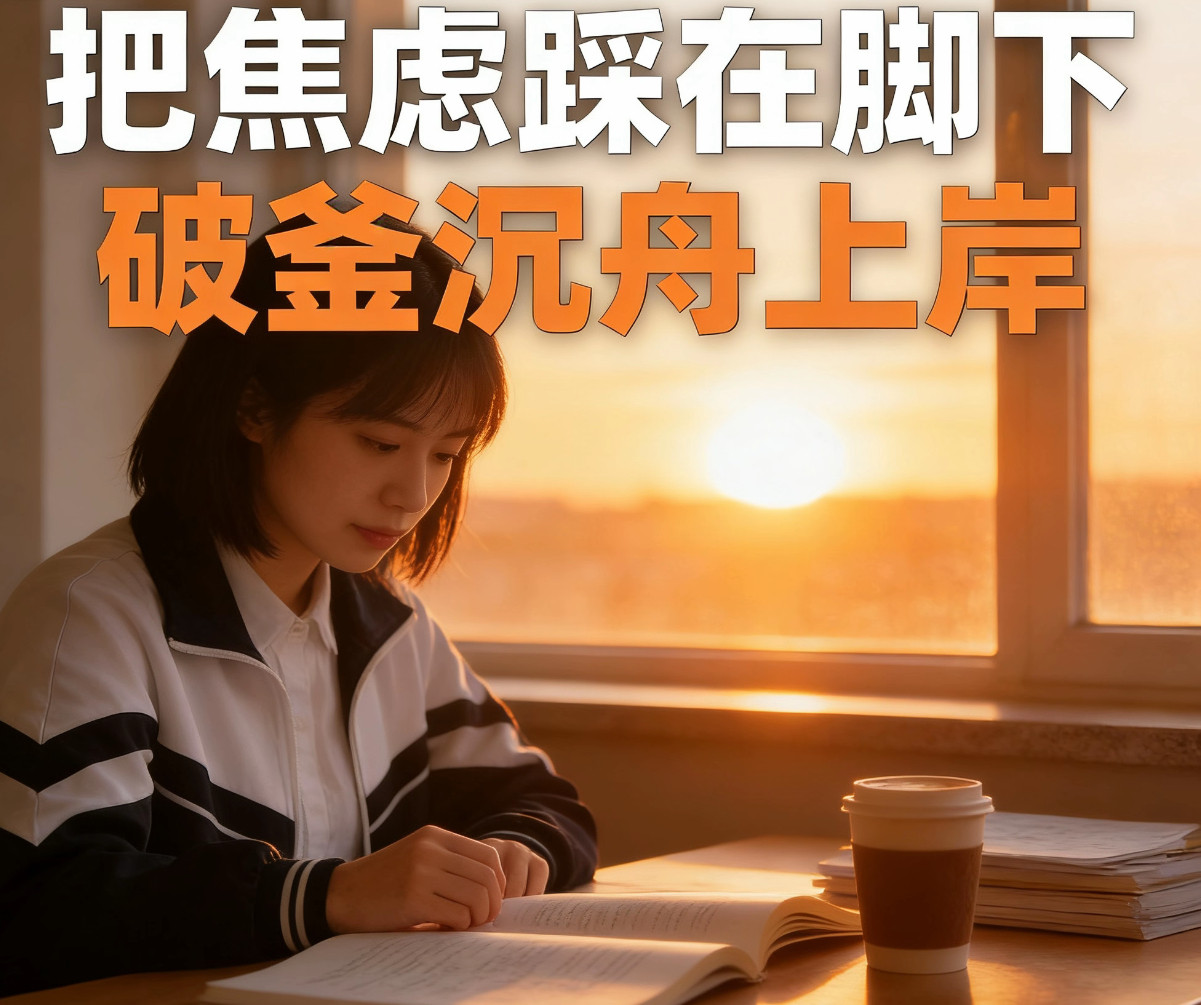 最后7天！请把心态焊死，你现在的感觉都是正常的！距离考研只剩最后7天。如果你现在