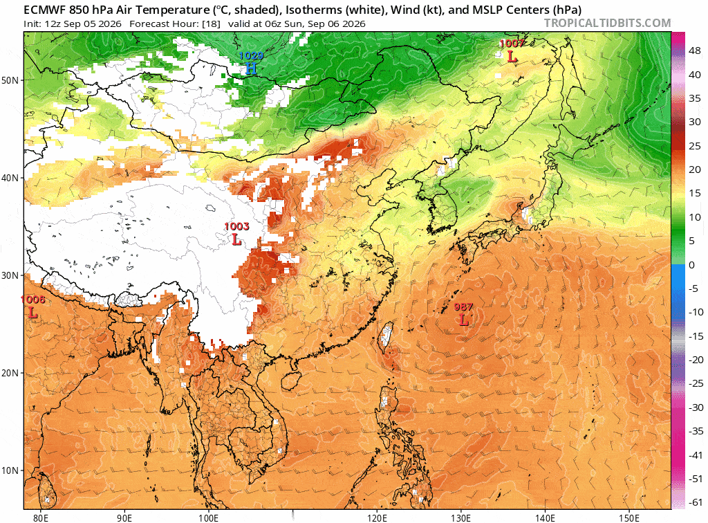 冷空气【北方率先迎来降雨降温】受较强冷空气影响，预计9月6日至9日，青海、甘肃、