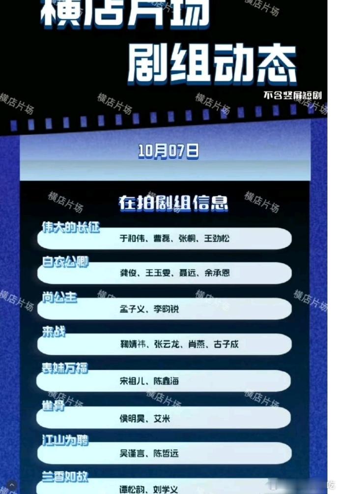 横店剧组都变少了​​​