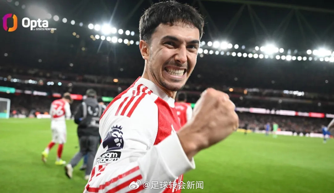 阿森纳Opta统计，祖比门迪是第二名在英超处子赛季就拿到冠军并出战了每一场比赛