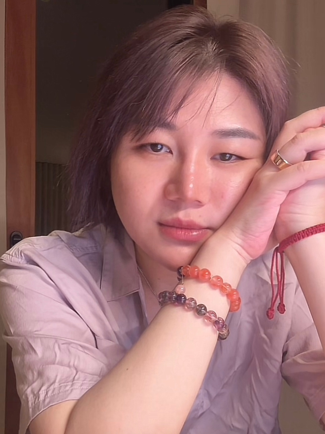 杨天真也瘦了，直播说是健身减肥瘦下去的。​​​