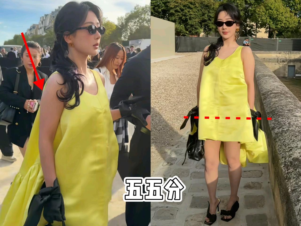 杨紫啊杨紫，咱化妆的时候能走点心吗？虽然你的颜值绝对是万里挑一，可是你的身材