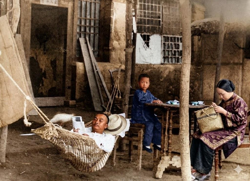 1899年，詹天佑的工地之家，教科书里西装革履的“中国铁路之父”，在这张老照片里