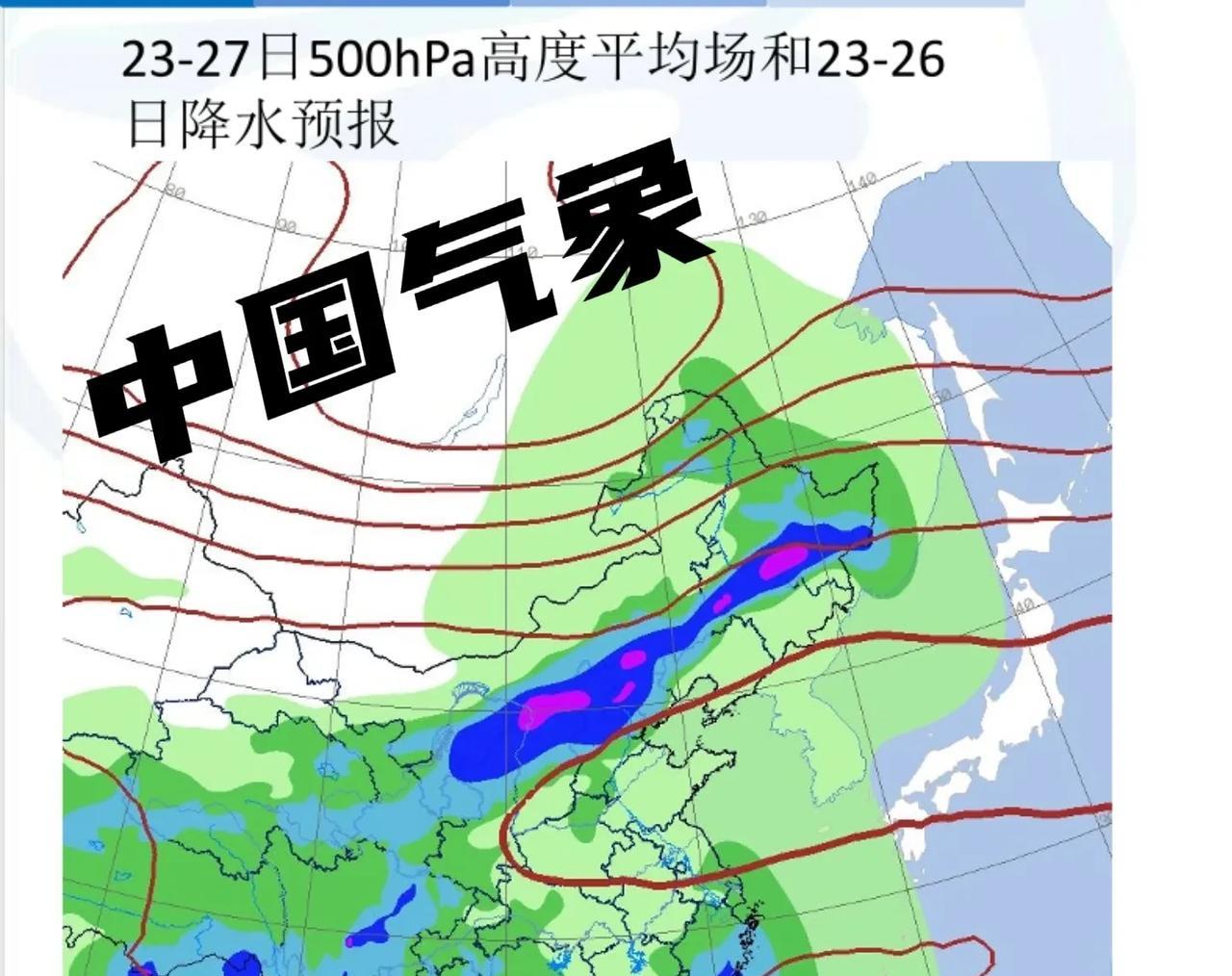 【北方降雨消息】根据预报，未来一段时间北方降水频繁这主要是因为华北东北以及内蒙
