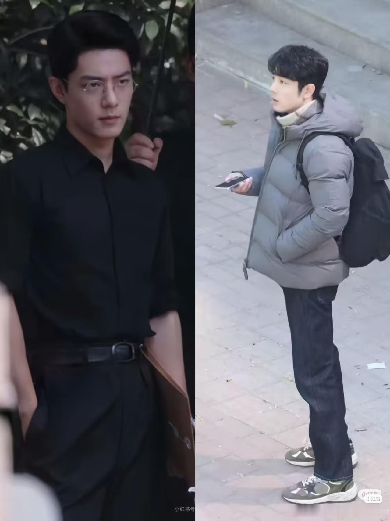 没有人觉得肖战真的很牛么，这可塑性，前两个月他还是这样的，很喜欢他每个角色都带来