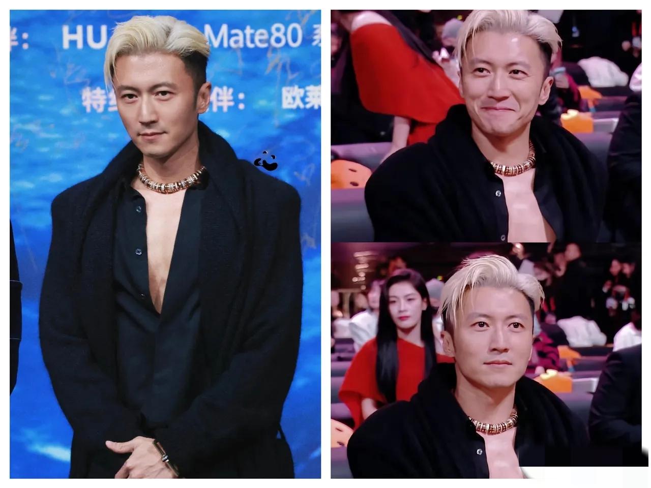 谢霆锋可以变老，也可以发福。但是我真的接受不了，他在微博之夜的造型。他