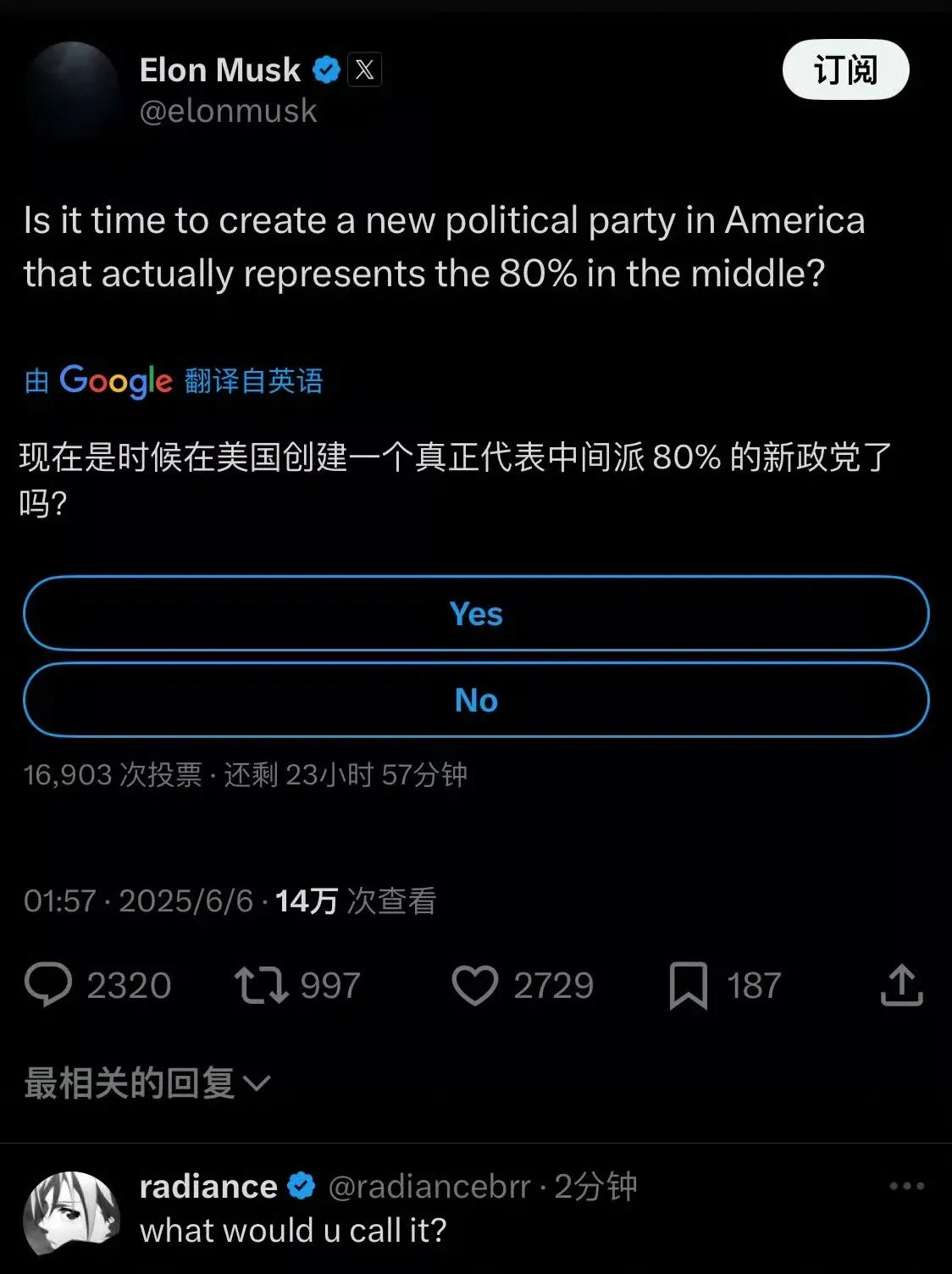 内部矛盾爆发，马斯克和DOGO互撕马斯克和DOGO，这对
