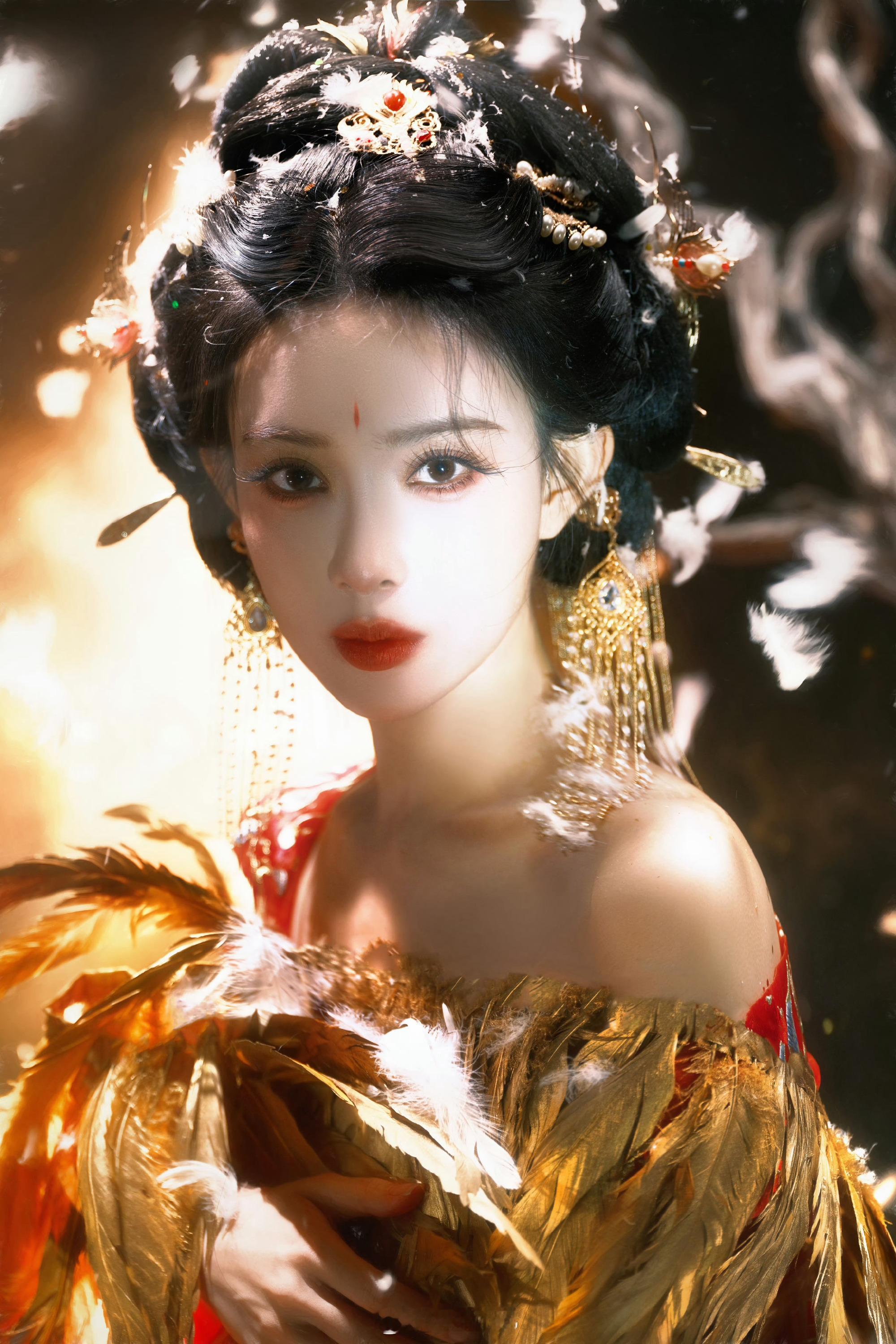 孟姐这组夏弃疾拍的写真头发全梳上去了好看的妆发很公主​​​