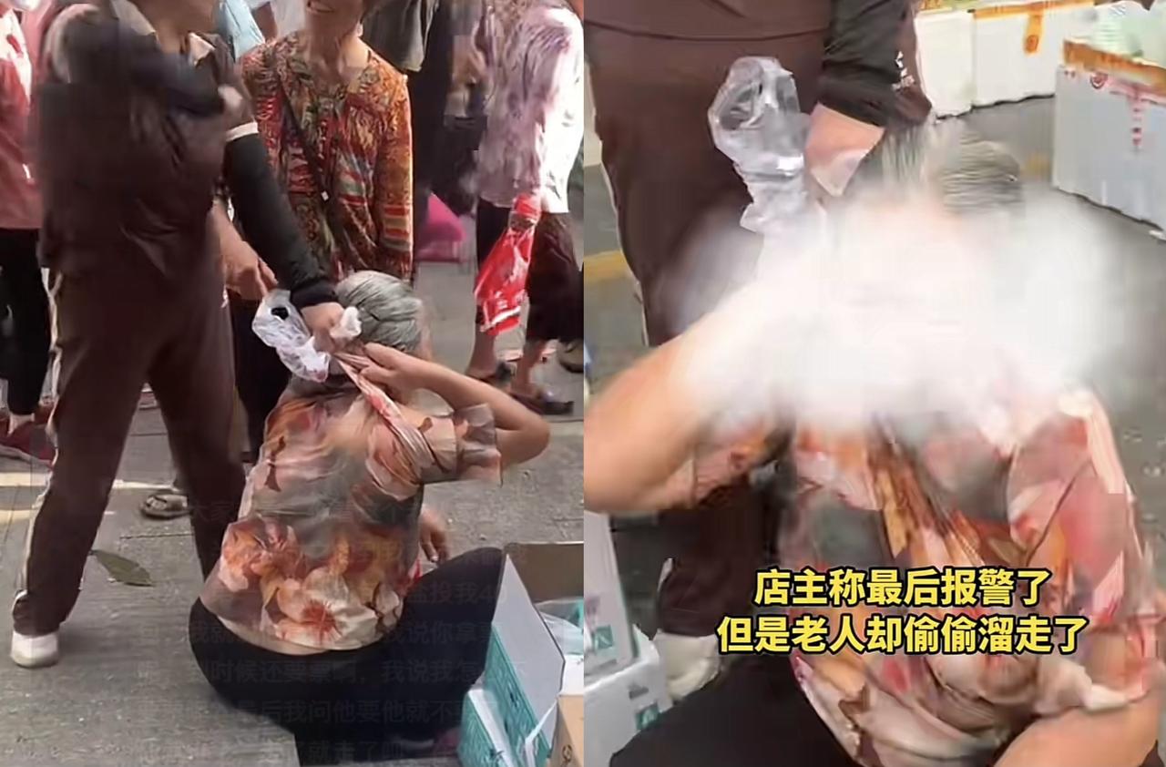 “这下出名了！”菜市场门口里突然围了一圈人，走近一看挺扎眼——店主死死拽着一