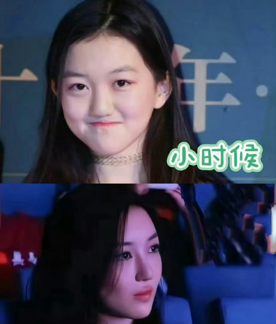 李嫣这么美了褪去稚气，气质愈发舒展大方，小时候的小姑娘已经长成亮眼的少女，自带独