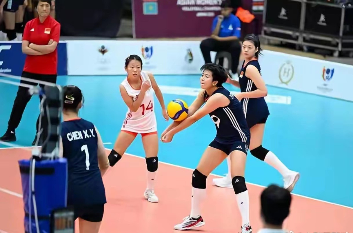 女排亚运积分榜！6场0-3惨败，25-3悬殊比分，日本次席，中国第4亚运会女排首