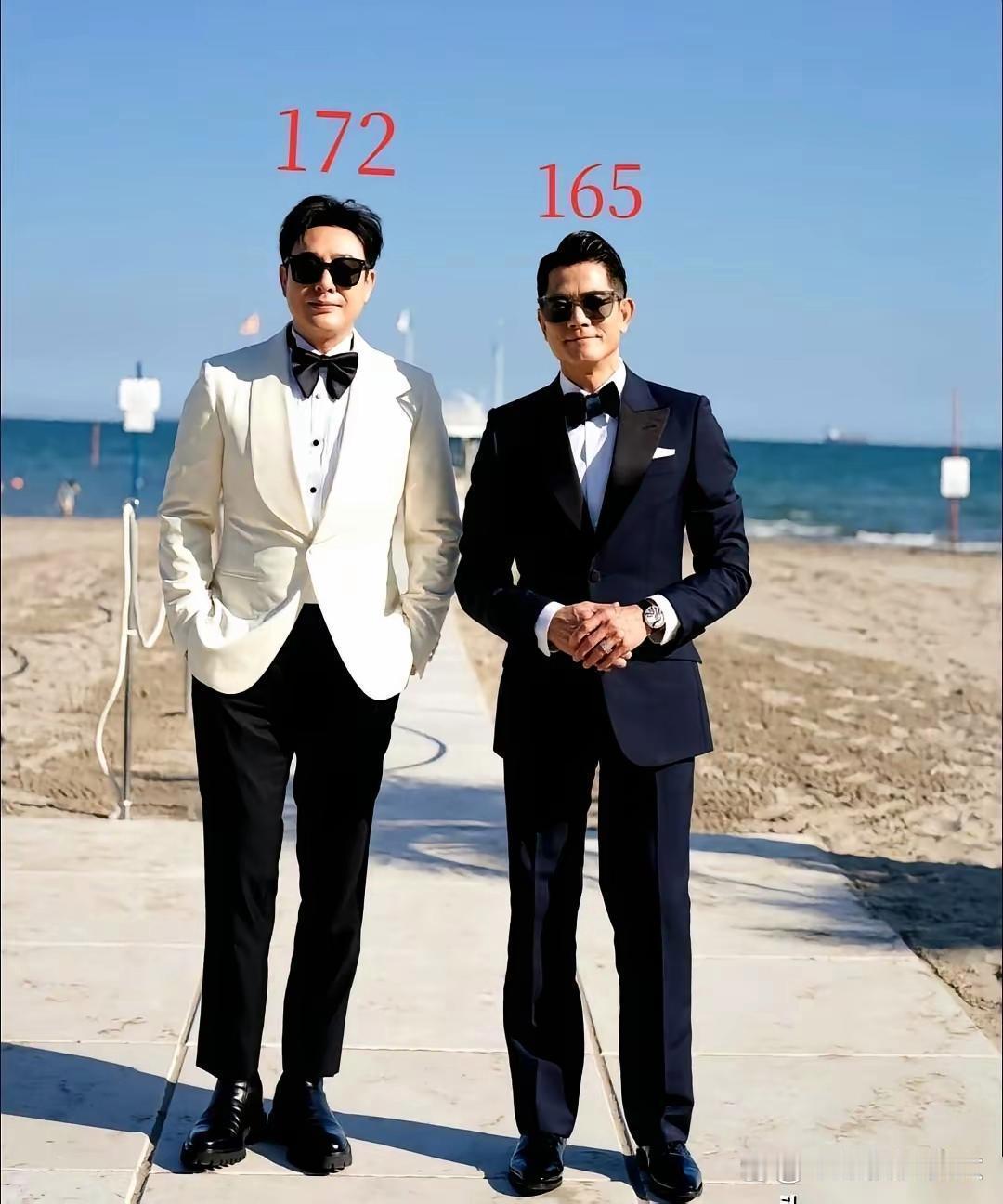 一般人还真别和郭富城张颂文同框！不是输在身高，是输在“底气”