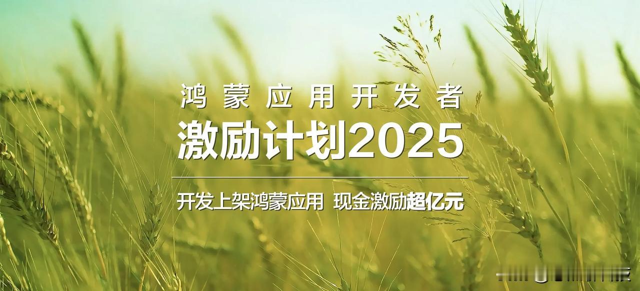 8月7日，鸿蒙官方正式官宣“鸿蒙应用开发者激励计划2025”上线，旨在推动鸿蒙生