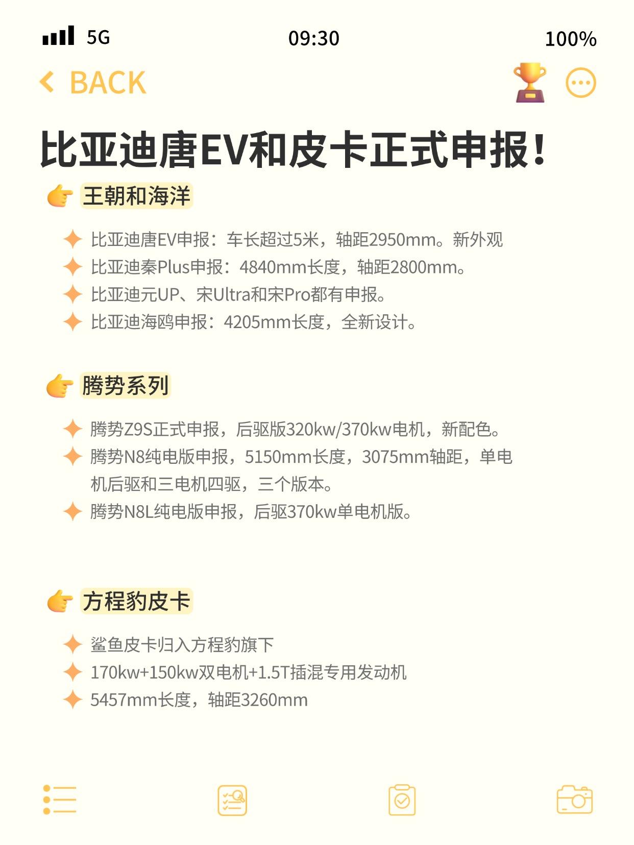 来看看最新一期比亚迪新车申报信息，有几个重点需要说一下。首先，比亚迪唐EV大