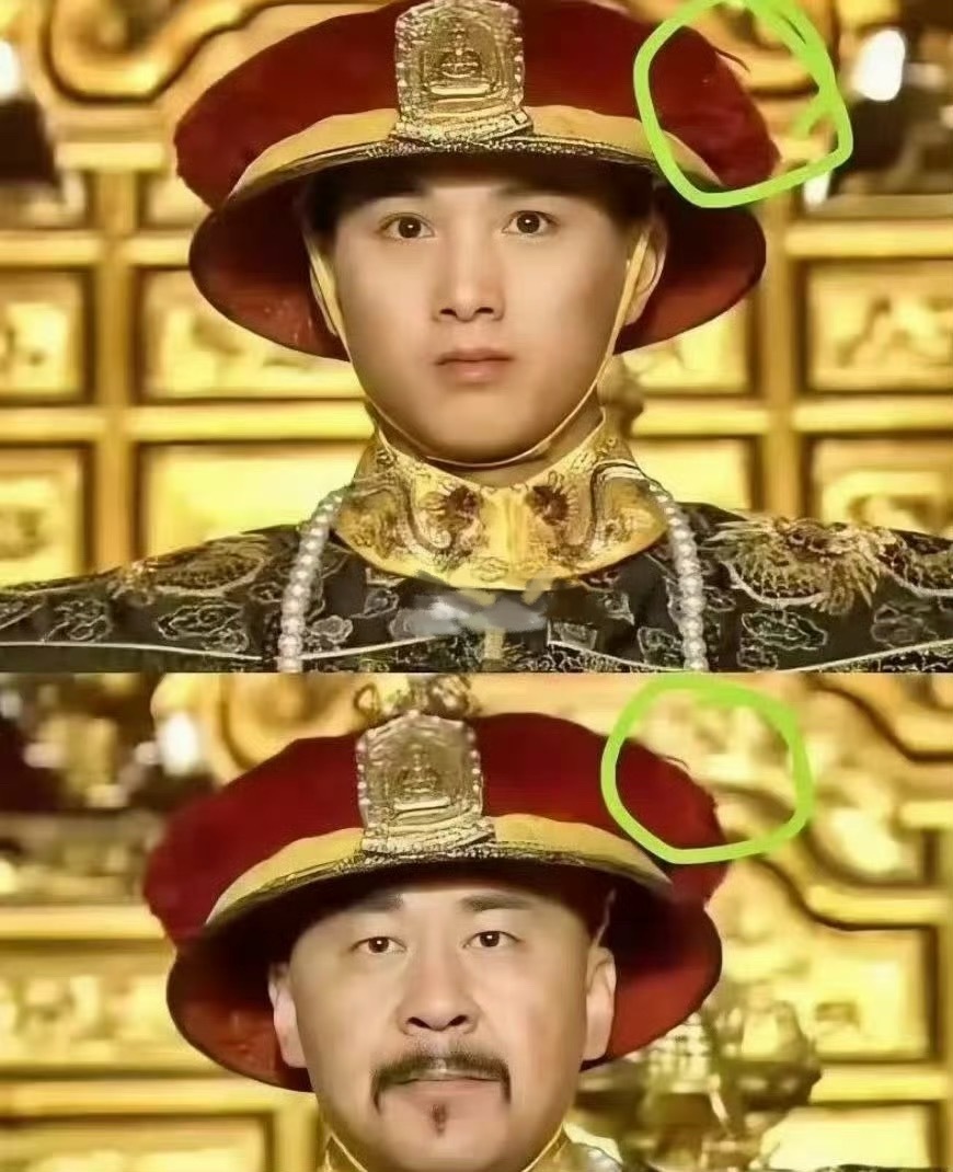 原来甄嬛传很多场景是同一天拍的皇冠炸毛的地方都一摸一样…
